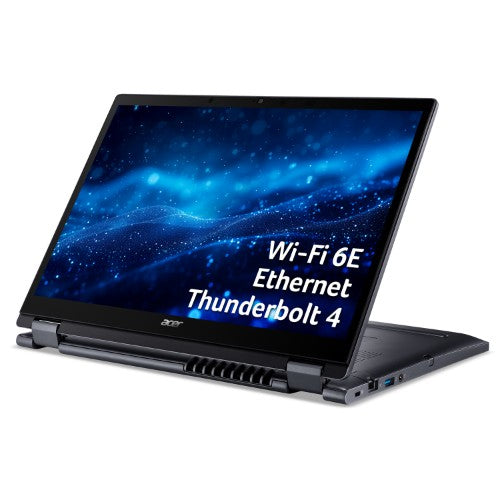 Acer TravelMate TMP414RN-53 I31315U 8/256 W11P EDU Intel® Core™ i3 i3-1315U Hybrid (2-in-1) 35.6 cm (14") Touchscreen WUXGA 8 GB DDR4-SDRAM 256 GB SSD Wi-Fi 6 (802.11ax) Windows 11 Pro Education Black