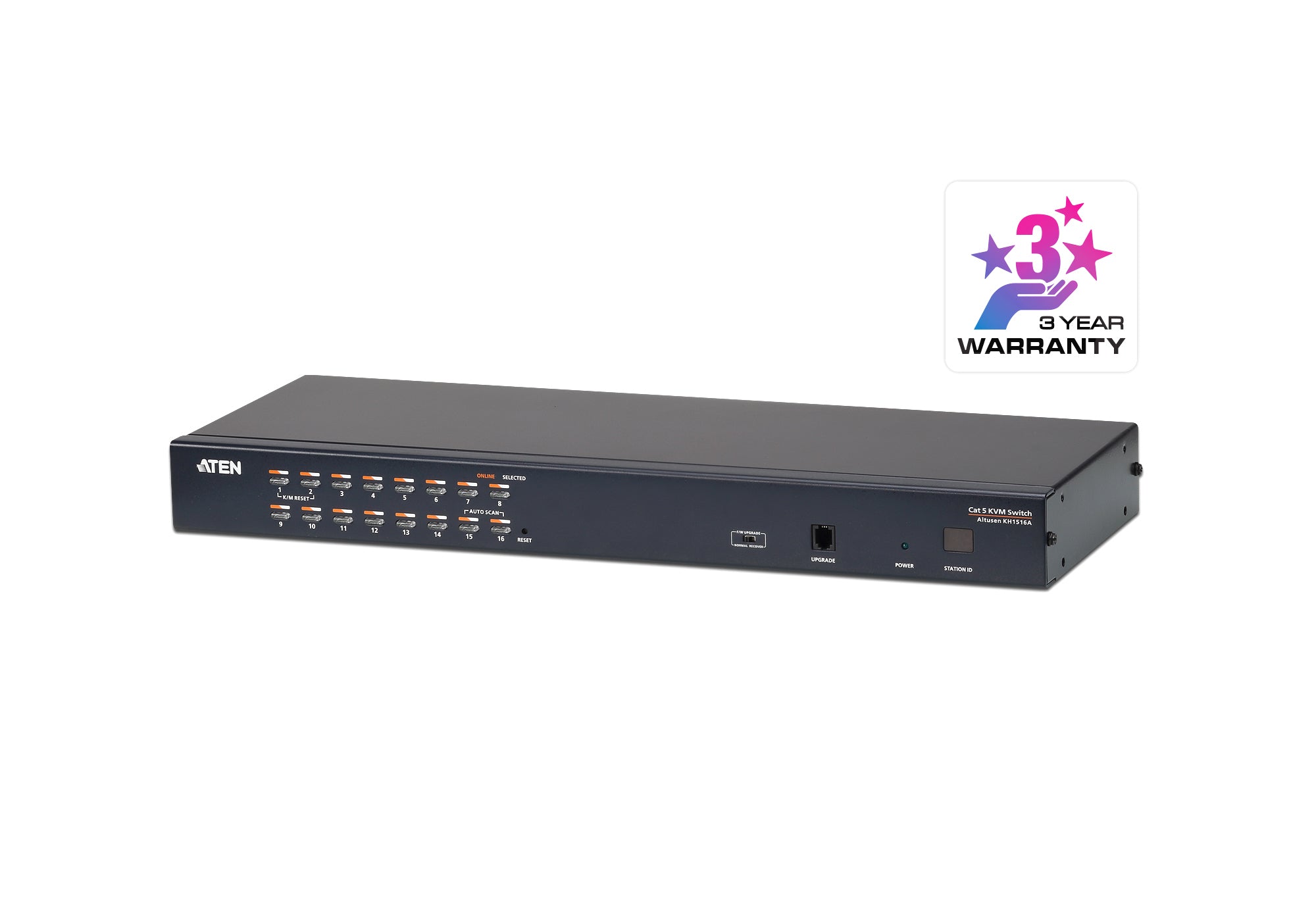 ATEN KH1516A KVM switch Rack mounting Black