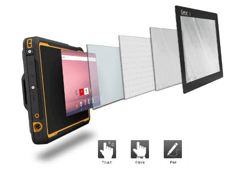 Getac ZX70 64 GB 17.8 cm (7") Intel Atom® 4 GB Wi-Fi 4 (802.11n) Android 7.1 Black, Yellow