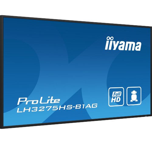 iiyama 32" Full HD Professional Digital Signage 24/7 display featuring Android OS and FailOver