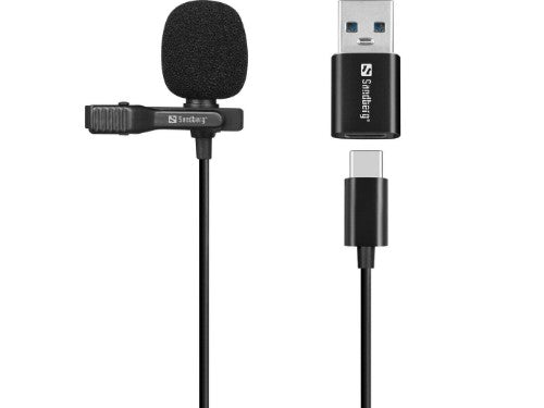 Sandberg Streamer USB Clip Microphone