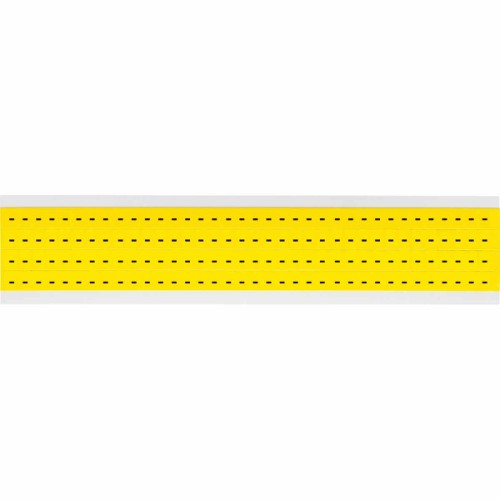 Brady 3400-DSH self-adhesive label Rectangle Removable Black, Yellow 144 pc(s)