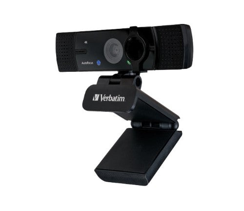 Verbatim 49580 webcam 3840 x 2160 pixels USB 2.0 Black