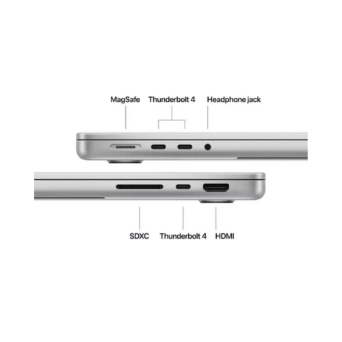 Apple MacBook Pro 14-inch : M4 Max chip with 14-core CPU and 32‑core GPU, 36GB, 1000GB SSD - Silver