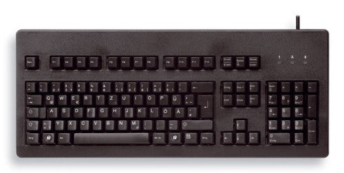 CHERRY G80-3000 BLACK SWITCH, Keyboard, Corded, Black, USB/PS2 (QWERTY - UK)