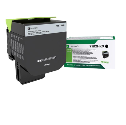 Lexmark 71B2HK0 Toner-kit black return program, 6K pages ISO/IEC 19752 for Lexmark CS 417/517