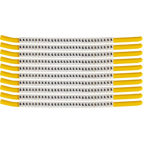 Brady SCN-18-6 cable marker Black, White Nylon 300 pc(s)