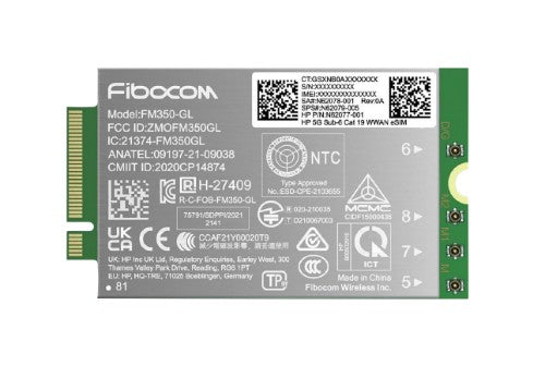 HP 5G Sub-6 Cat 19 WWAN Internal