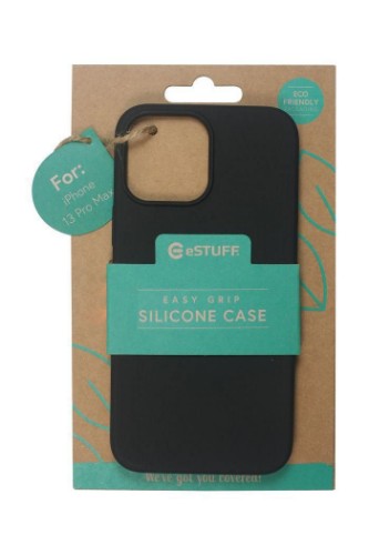 eSTUFF ES67120004 mobile phone case 17 cm (6.7") Cover Black