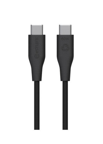 eSTUFF ES604180 USB cable USB 2.0 1 m USB C 60 W Black
