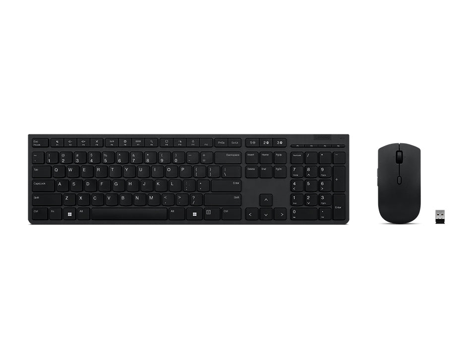 Lenovo 4X31K03968 keyboard Mouse included Office RF Wireless + Bluetooth US English Grey