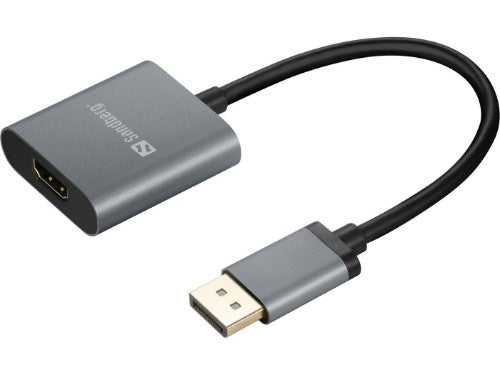 Sandberg DisplayPort 1.4 to HDMI 2.0 4K Adapter