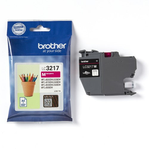 Brother LC-3217M Ink cartridge magenta, 550 pages ISO/IEC 24711 9ml for Brother MFC-J 5330