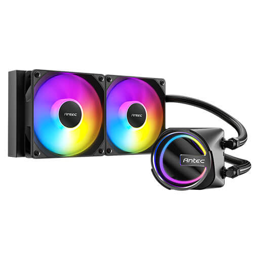 Antec Skeleton 240 Processor All-in-one liquid cooler 12 cm Black