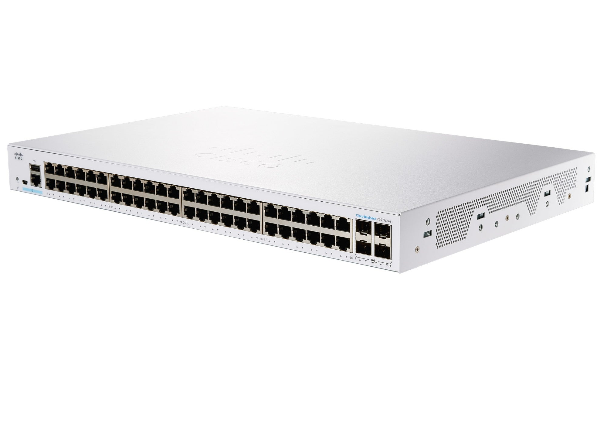 Cisco Business CBS250-48T-4X Smart Switch | 48 Port GE |4x10G SFP+ | Limited Lifetime Protection (CBS250-48T-4X)