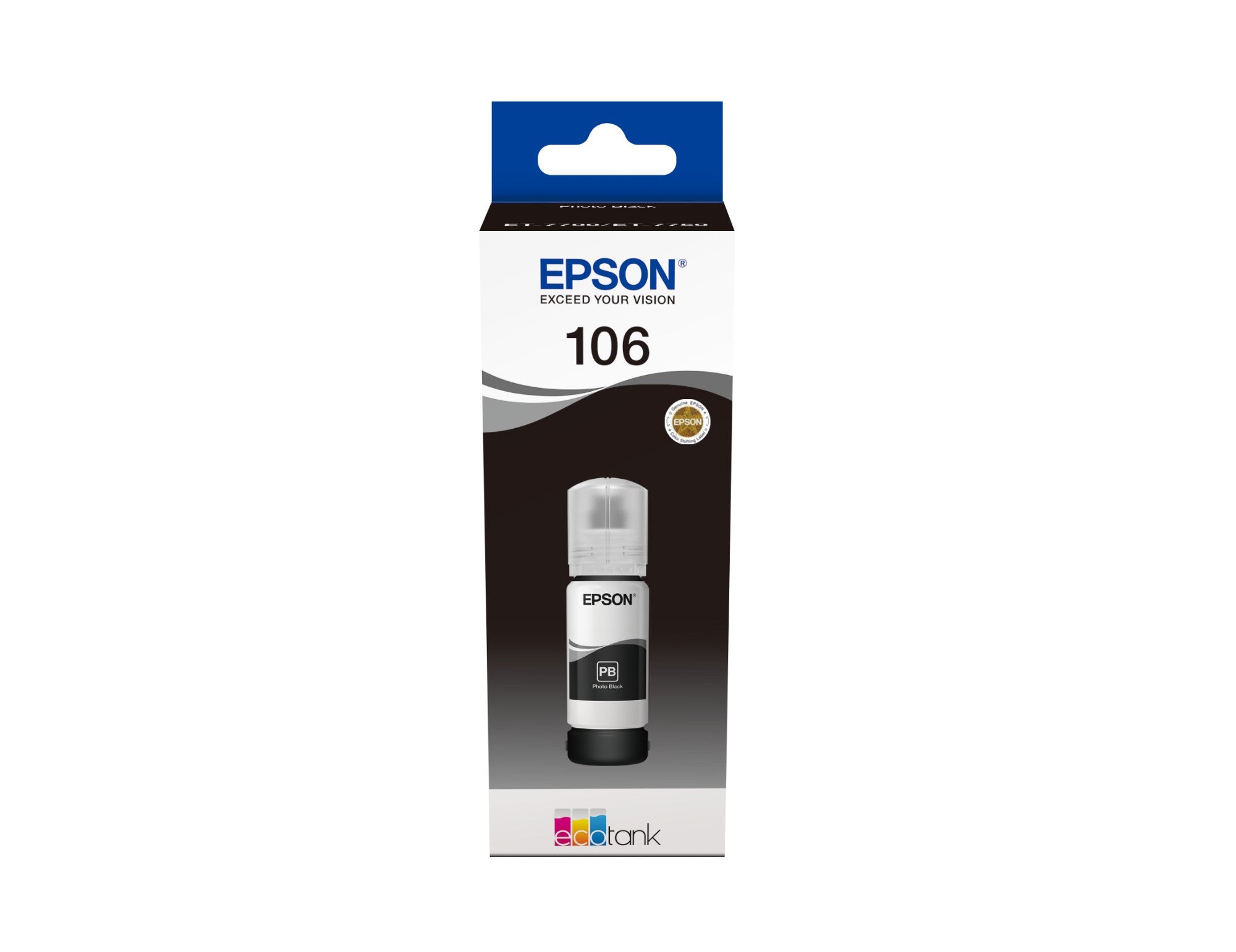 Epson C13T00R140/106 Ink bottle foto black, 5K pages 3400 Photos 70ml for Epson ET-7750