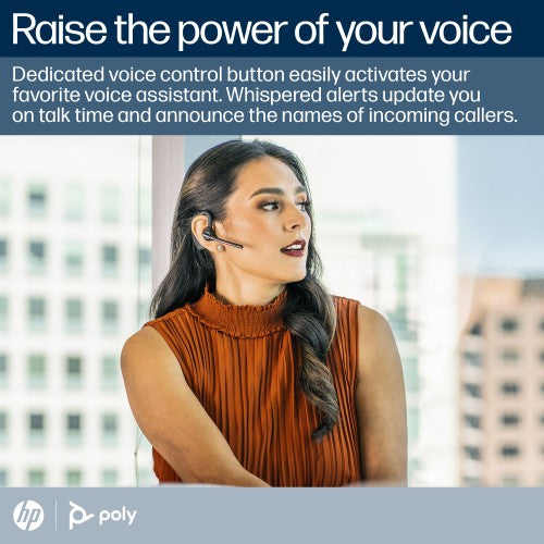 HP Poly Voyager 5200 USB-A Bluetooth Headset +BT700 dongle