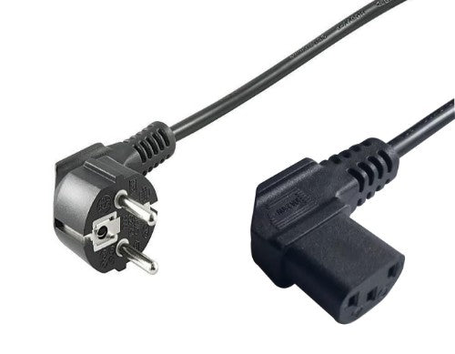 Microconnect PE010510 power cable Black 1 m CEE7/7 C13 coupler