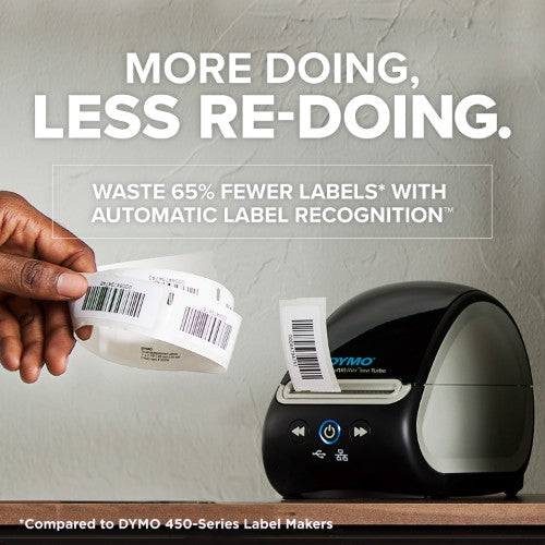 DYMO LabelWriter 550 Turbo Label Printer | Label Maker with High-Speed Direct Thermal Printing | Automatic Label Recognition | Prints Shipping Labels & More with USB/LAN Connectivity | UK 3 Pin Plug