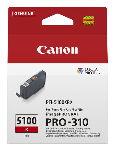 Canon 6958C001/PFI-5100R Ink cartridge red 969 Photos for Canon IPF PRO-310