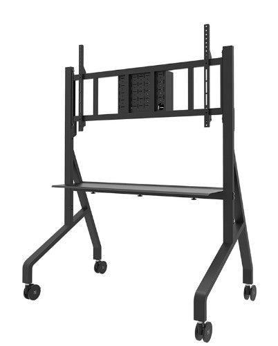 Neomounts FL50-575BL1 TV trolley 65-110" - fast installation - TÜV