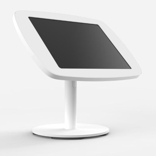 Bouncepad Original Twist + Counter Base | Apple iPad Air 1st Gen 13-inch (2024) | White | Covered Front Camera and Home Button