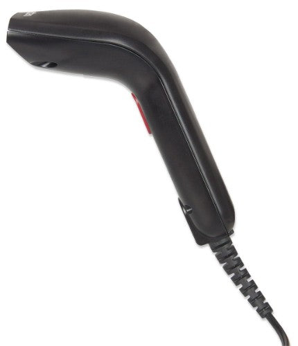 Manhattan Contact CCD Handheld Barcode Scanner, USB, 60mm Scan Width, Cable 152cm, Max Ambient Light 5,000 lux (sunlight), Black, Three Year Warranty