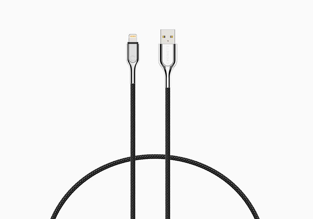 Cygnett CY2669PCCAL lightning cable 1 m Black, Stainless steel