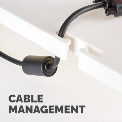 Fellowes Computer Monitor Stand with 3 Height Adjustments - Standard Monitor Riser with Cable Management - Ergonomic Adjustable Monitor Stand for Computers - Max Weight 27KG/Max Size 21" - Platinum