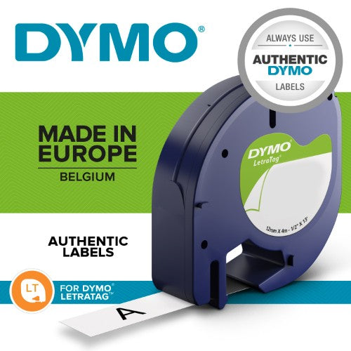 Dymo 18769/S0718850 DirectLabel-etikettes Iron-on 12mm x 2m for Dymo LetraTag
