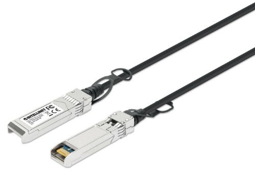 Intellinet 1m 10G SFP+ Passive Direct Attach Copper Twinax Cable 30AWG MSA SFP-H10GB-CU1M compatible