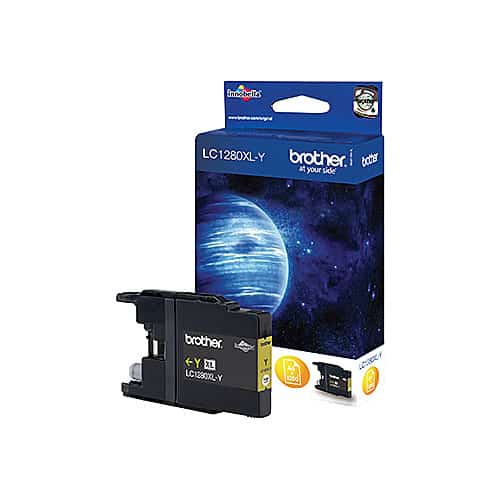 Brother LC-1280XLY Ink cartridge yellow high-capacity, 1.2K pages ISO/IEC 24711 for Brother MFC-J 6510