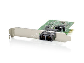LevelOne Fast Ethernet Fiber PCIe Network Card, 1 x SC Multi-Mode Fiber