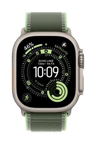 Apple MFT44ZM/A smart wearable accessory Band Green Titanium, Polyester, Spandex, Nylon