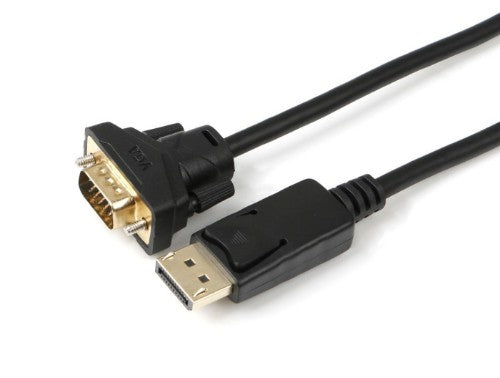 Microconnect DP-VGA-MM-050 video cable adapter 0.5 m DisplayPort VGA (D-Sub) Black