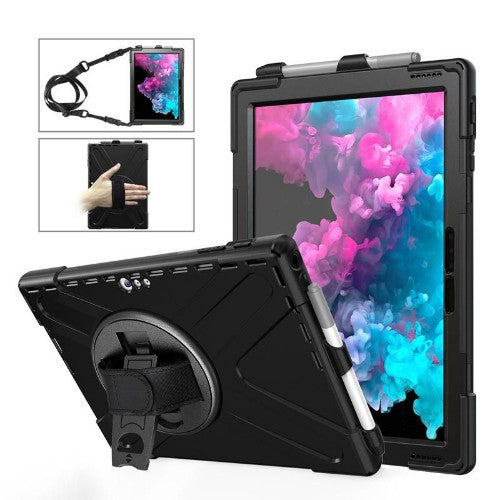 eSTUFF AUSTIN Defender Case for Microsoft Surface Pro 7+/7/6/5/4 - Black