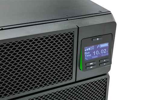 APC Smart-UPS On-Line, 5kVA, Rackmount 3U, 208V/230V, Hard wire 3-wire(2PH+G)+3-wire(H+N+E)+3-wire(H+N+G) outlets, Network Card+SmartSlot, W/ rail kit