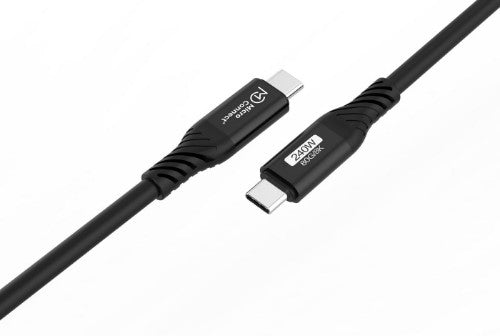 Microconnect USB4CC05-240W-80GBPS USB cable USB4 Gen 3x2 0.5 m USB C Black