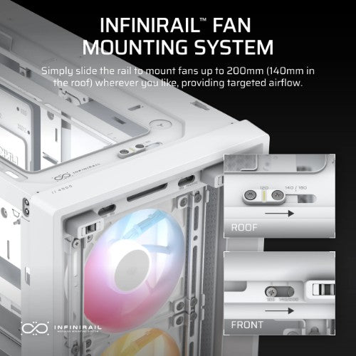 Corsair FRAME 4000D RS ARGB Midi Tower White