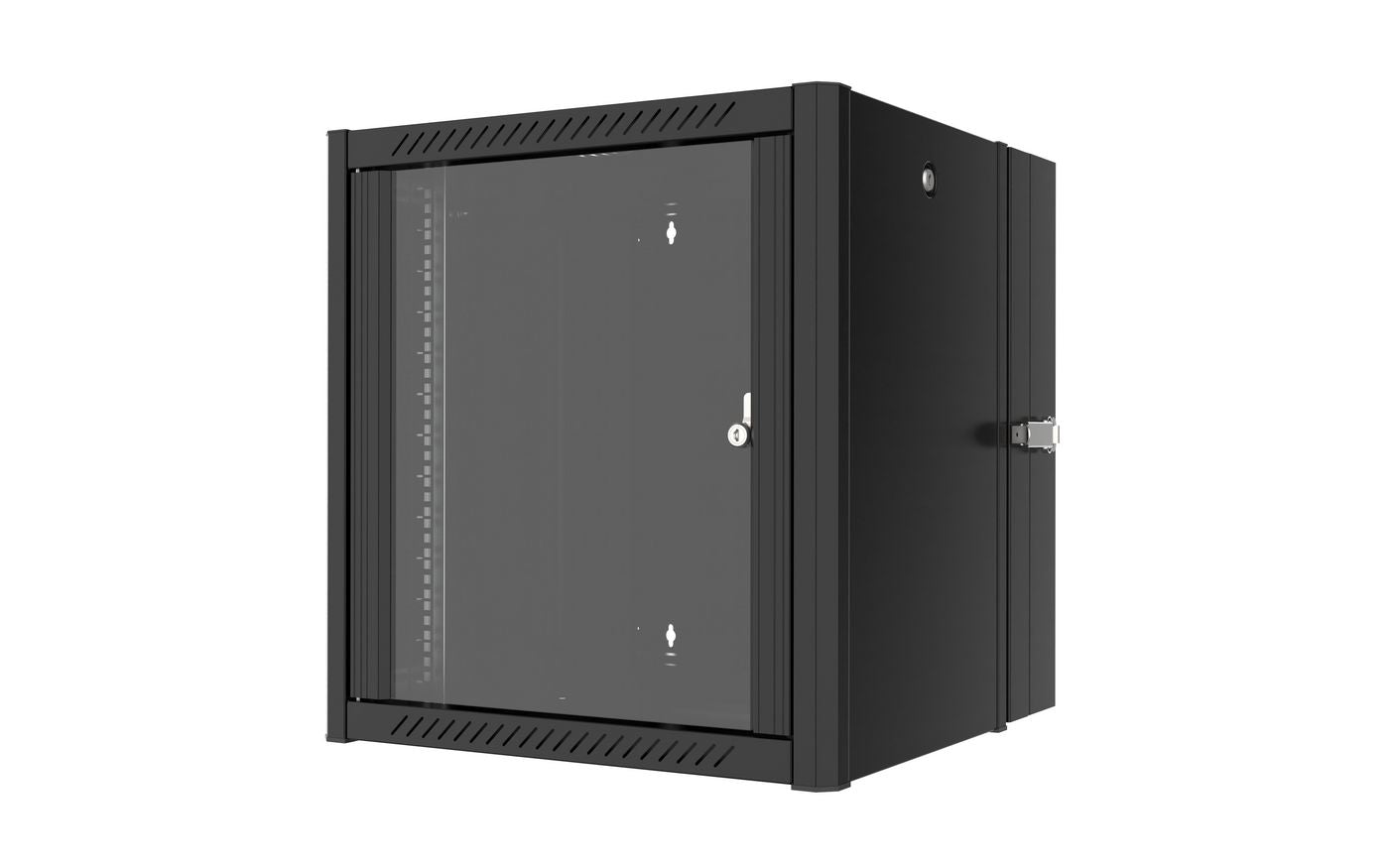 Lanview RWP12U45BL-D rack cabinet 12U Wall mounted rack Black