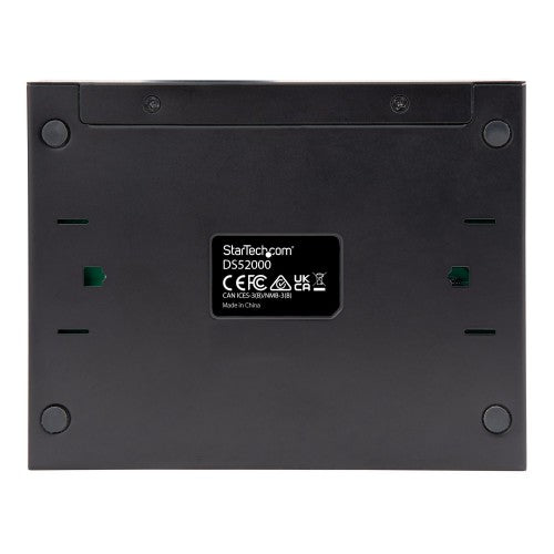 StarTech.com Unmanaged 2.5G Switch - 5 Port Gigabit Switch - 2.5GBASE-T Unmanaged Ethernet Switch - Ethernet Splitter - Din Rail or Wall Mount - Multi-Gigabit - Auto-MDIX - 9K Jumbo