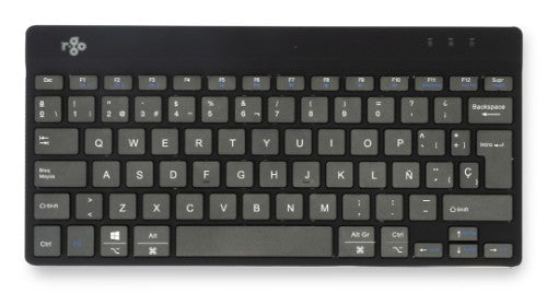 R-Go Tools Ergonomic keyboard R-Go Compact Break, compact keyboard with break software, QWERTY (ES), Bluetooth, black