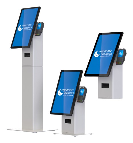 Ergonomic Solutions SpacePole Kiosk SpacePole Mini Kiosk Wall Mounted