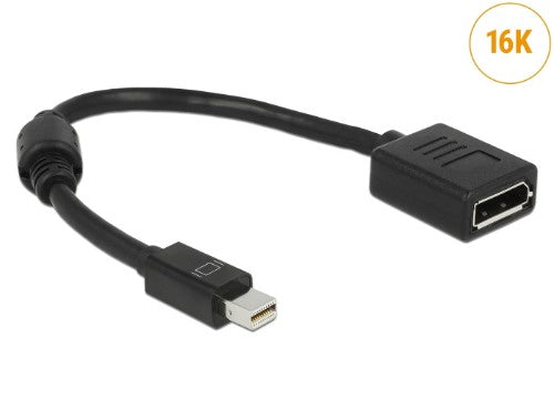 DeLOCK 65554 DisplayPort cable 0.21 m Mini DisplayPort Black