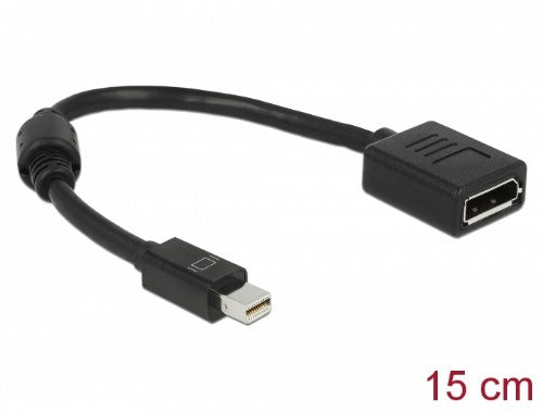 DeLOCK 65554 DisplayPort cable 0.21 m Mini DisplayPort Black