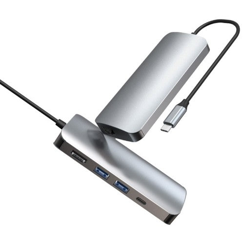 PREVO 501R notebook dock/port replicator Wired USB 3.2 Gen 1 (3.1 Gen 1) Type-C Silver
