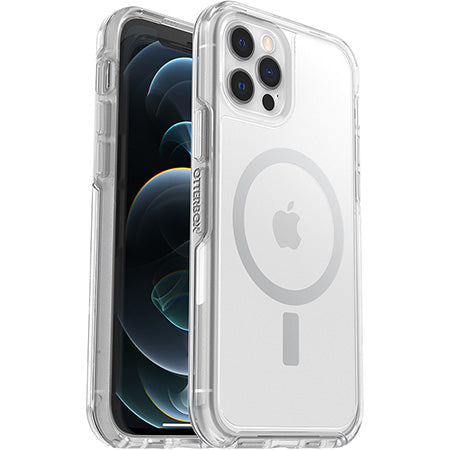 OtterBox Symmetry Plus Clear Series for Apple iPhone 12/iPhone 12 Pro, transparent