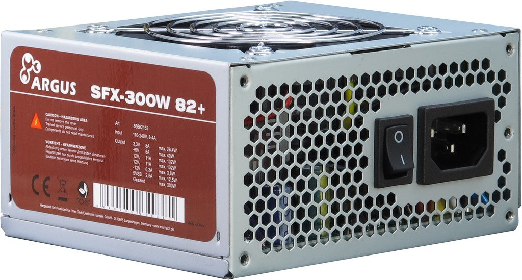 Inter-Tech SFX-300W power supply unit 20+4 pin ATX ATX Grey