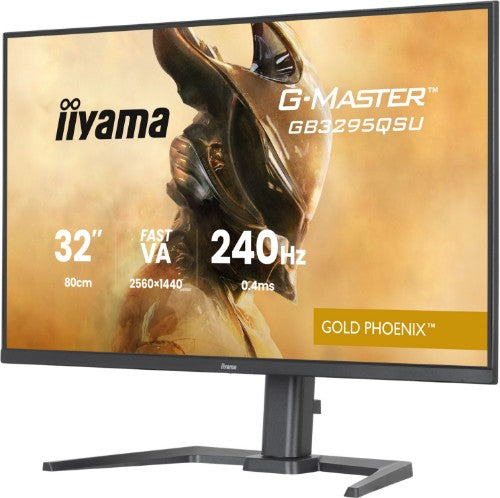 iiyama G-MASTER GB3295QSU-B1 computer monitor 80 cm (31.5") 2560 x 1440 pixels Quad HD LED Black