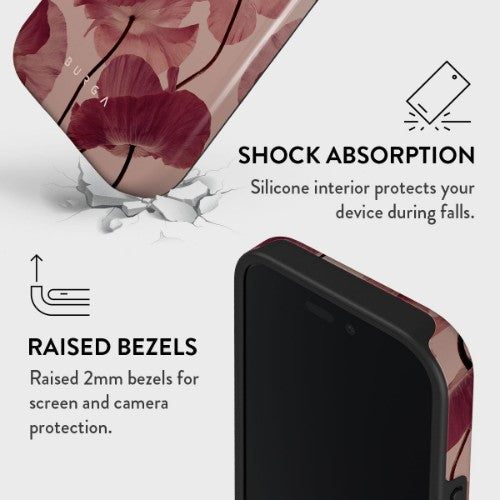 BURGA Tender Kiss mobile phone case 15.5 cm (6.1") Cover Rose, Pink
